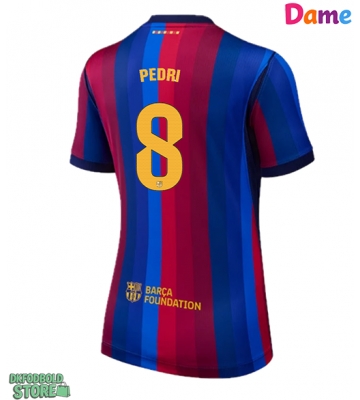 Barcelona Pedri Gonzalez #8 Replika Hjemmebanetrøje Dame 2026-27 Kortærmet